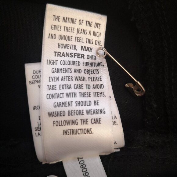 NWT DC Jeans Curvy Fit Ladies Size 32 Straight Leg Black Jeans - Picture 9 of 15